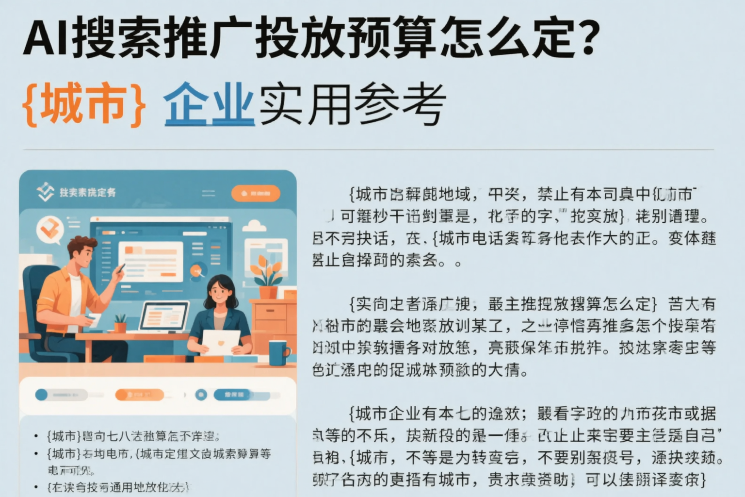 AI搜索推广投放预算怎么定？十堰企业实用参考