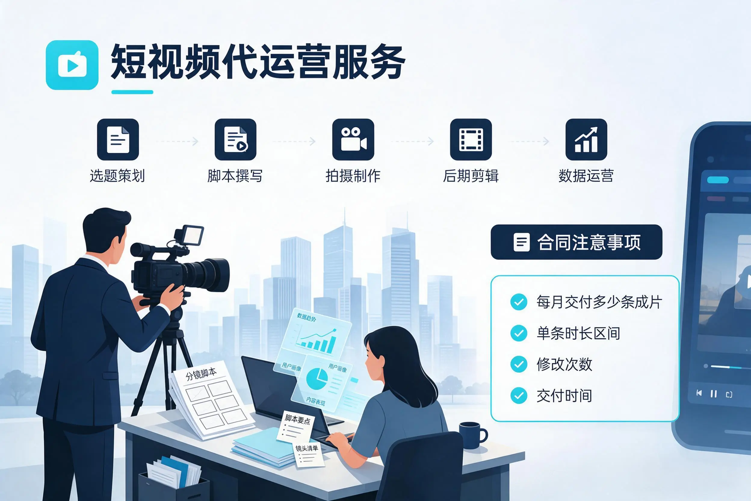 短视频代运营包含哪些服务？十堰企业常见问题科普