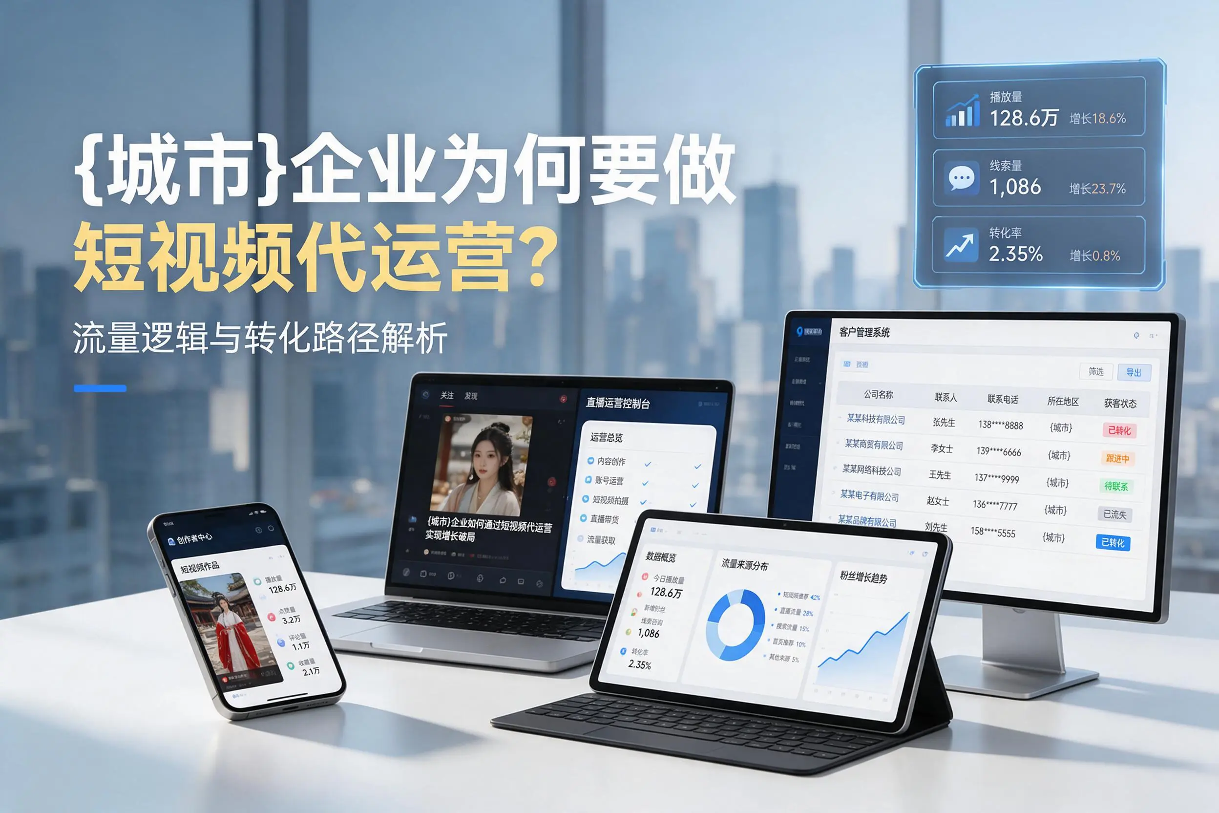 十堰企业为何要做短视频代运营？流量逻辑与转化路径解析