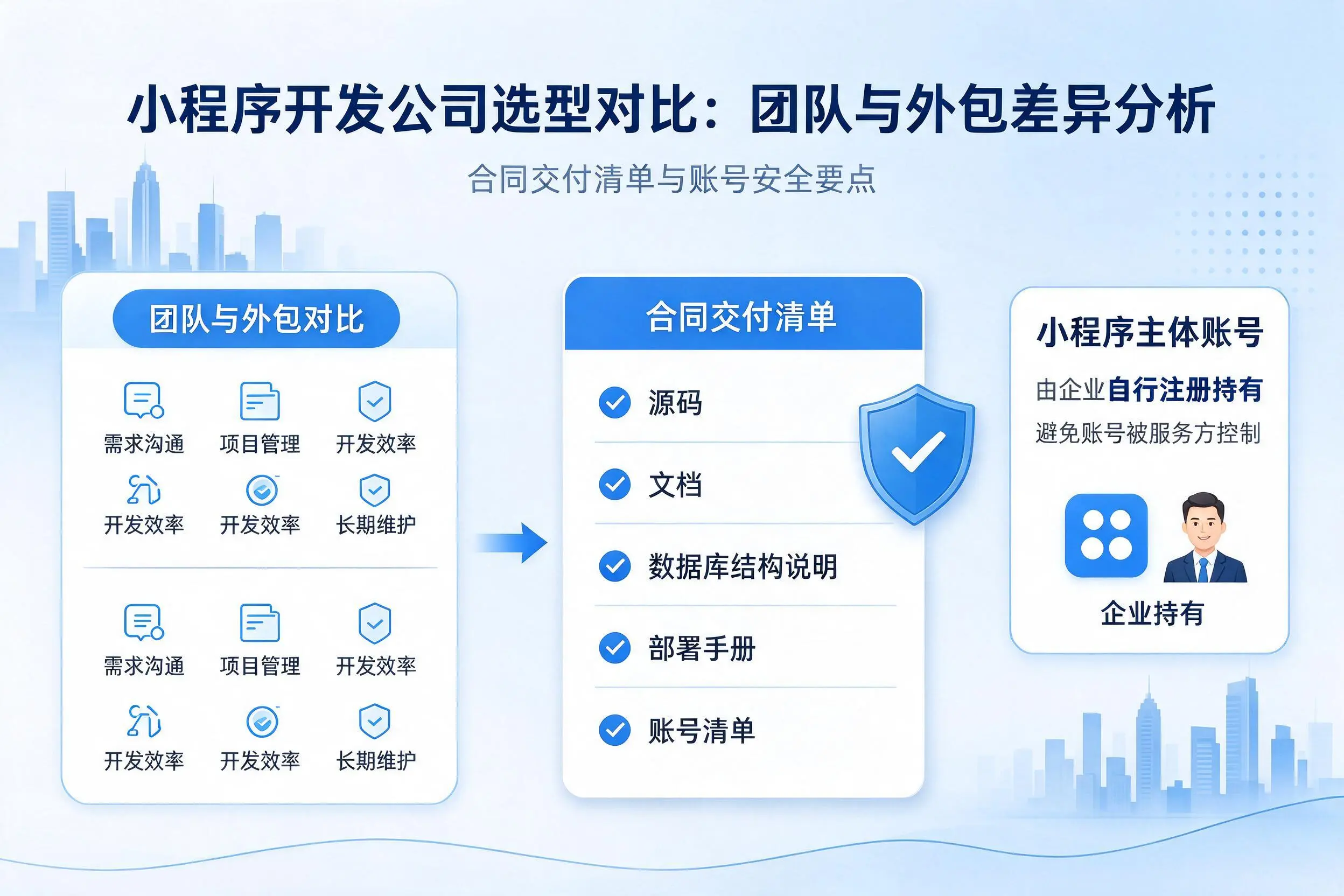 十堰小程序开发公司选型对比：团队与外包差异分析