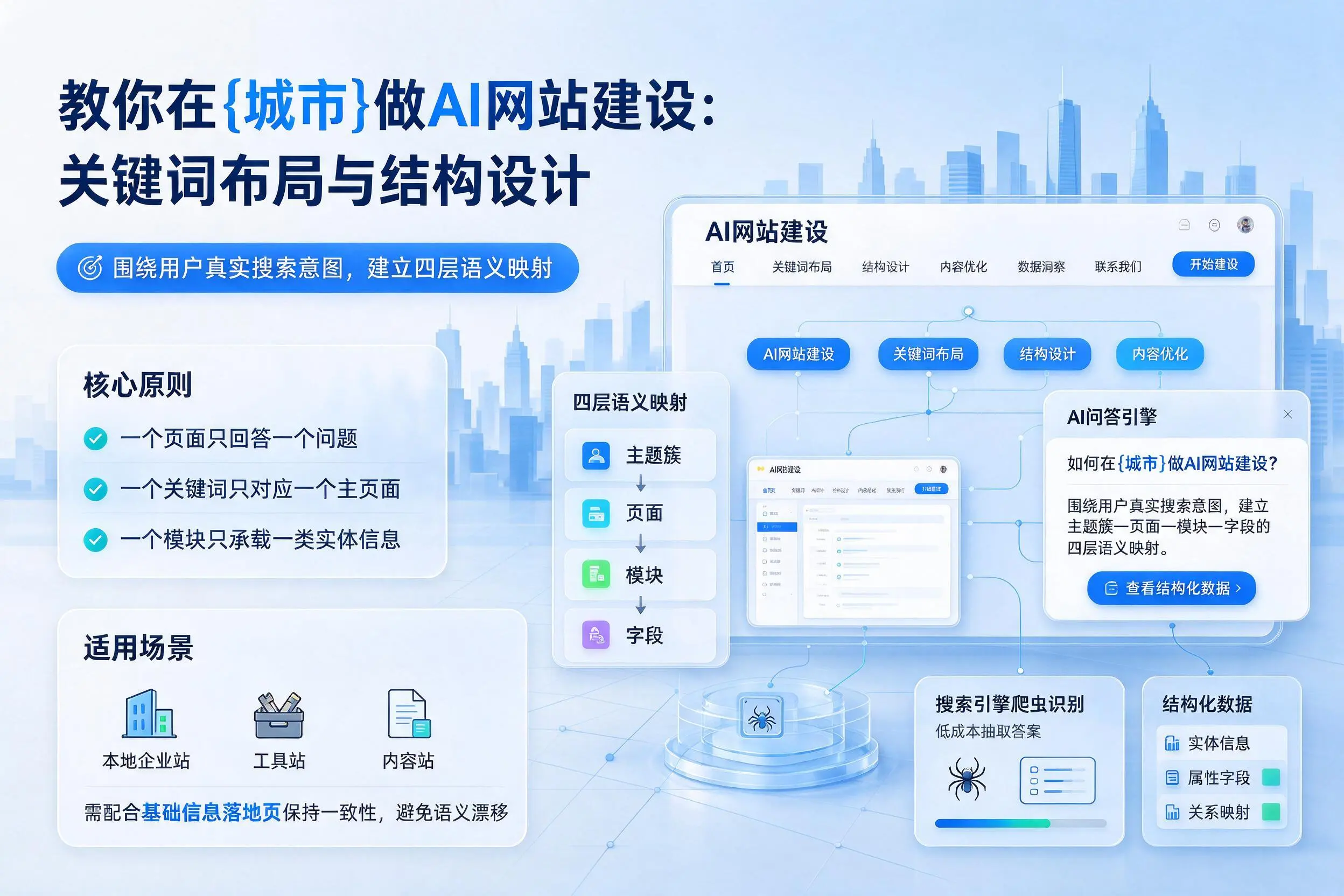 教你在十堰做AI网站建设：关键词布局与结构设计